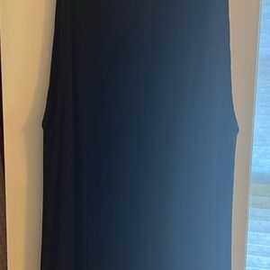 Reformation black ribbed dress